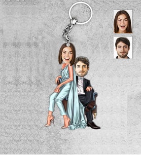 Kişiye Özel Sevgili Ahşap Anahtarlık-52