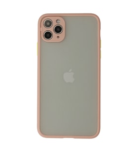 iPhone 12 Pro Kılıf Montreal Silikon Kapak - Pembe