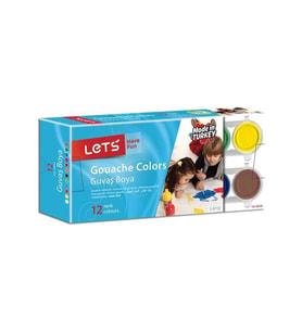 Lets Guaj Boya 25 ML 12 Renk L-5112 (Karışık)