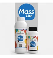 Resinin Mass Lite 1500 Gr A+B Orta Hacim İçin Ultra Şeffaf Epoksi Reçine