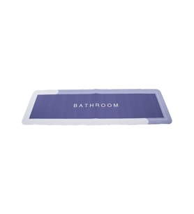 DİKDÖRTGEN  DÜZ RENKLİ SU EMİCİ - SİHİRLİ  BANYO PASPASI  ELASTİK  116 X 37.5CM (5343)