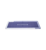 DİKDÖRTGEN  DÜZ RENKLİ SU EMİCİ - SİHİRLİ  BANYO PASPASI  ELASTİK  116 X 37.5CM (5343)