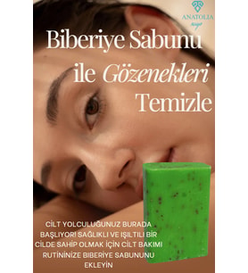 Anatolia Soap Hücre Yenileyici Akne Ve Sivilce Oluşumunu Engeller Antibakteriyel Biberiye Sabunu