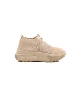 Guja Bej Triko Hafif Kadın Sneaker 25Y305-4 Z (Bej)