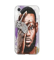 Iphone XR Uyumlu Lebron James Tasarımlı Şeffaf Telefon Kılıfı