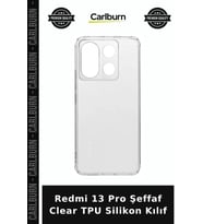 Redmi 13 Pro Şeffaf Clear TPU Silikon Kılıf Arka Kapak Cihaz Kılıfı Cep Kapağı