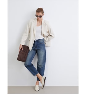 LCW Jeans İndigo Barrel Fit Kadın Jean Pantolon