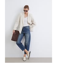 LCW Jeans İndigo Barrel Fit Kadın Jean Pantolon