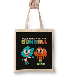 Gumball And Darwin Bez Çanta Uzun Saplı