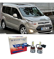 Ford Connect Led Xenon Sis Farı Ampulü H11 Duo Yeni Seri Beyaz 2014+