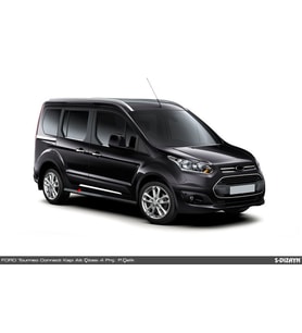 Ford Connect Krom Yan Kapı Çıtası Altı 4 Prç. 2014-2023