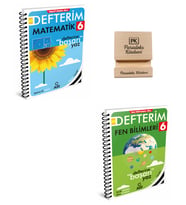 Arı 6. Sınıf Matematik ve Fen Bilimleri Defterim + Telefon Standı