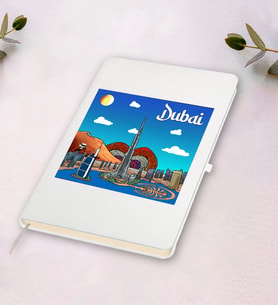 Dubai Tasarımlı Beyaz Defter
