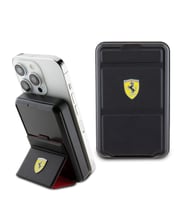 Ferrari 973WP Orjinal Lisanslı M-safe Şarj Özellikli Standlı Metal Logolu Powerbank 10.000mAh