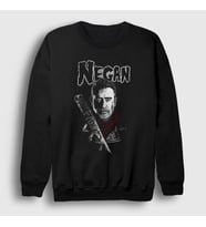 Presmono Unisex Siyah Negan Smith The Walking Dead Sweatshirt 390418tt