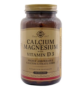 Solgar Calcium Magnesium Vitamin D3 150 Tablet
