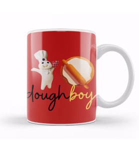 Funny Chef Cook Doughboy Kupa Bardak Porselen