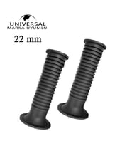 Chopper Cafe Racer Universal 22 mm Slikon Elcik Seti Siyah