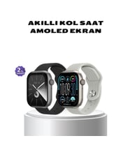 Mey İthalat® Akıllı Saat Kablosuz Şarjlı Bluetooth 5.2 Arama Bildirim Sesli Asistan 420 mAh