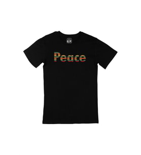 Peace Barış Siyah Tişört