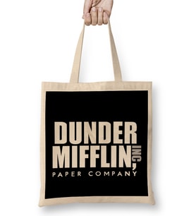 Dunder Mifflin Paper Co The Office Bez Çanta Uzun Saplı