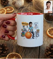 Kişiye Özel Karikatürlü Erkek Fizyoterapist Kupa Bardak Tıp Bayramı Hediyesi