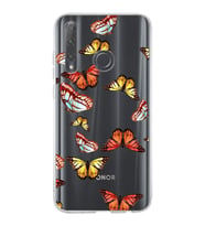 PrintiFy Huawei Honor 20 Lite ile Uyumlu 1mm Slim Fit Water Color 2 Baskılı Şeffaf  Kılıf