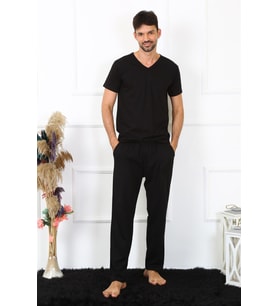Akbeniz Erkek Pamuk Siyah Tek Alt Pijama 27495