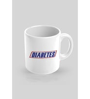 Diabetes Baskılı Kupa Bardak