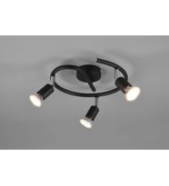 MYLİGHTS   MAT SİYAH ÜÇLÜ LED AVİZE HAREKETLİ BAŞLIK GÜN IŞIĞI LED AMPULLÜ PANASONİC MARKA LEDLİ