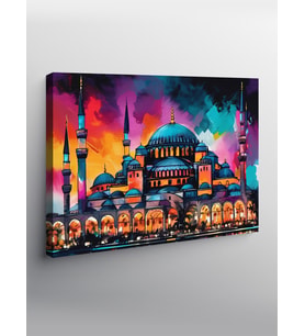 Kanvas Tablo Cami Manzarası