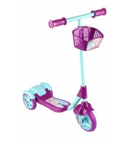 Mor Sepetli Frenli 3 Tekerlekli Scooter