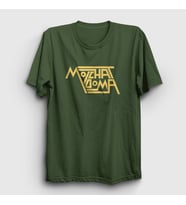 Presmono Unisex Haki Logo Molchat Doma T-Shirt 549811tt (Haki)