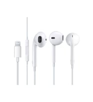 İphone Lightning Uyumlu 7,7 Plus,8,X,Se,Xs,11,12,13,14 plus Pro Max tak çalıştır Kablolu Kulaklık (Beyaz)