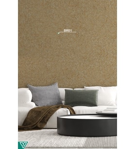 Ventrawall-Ipek Sıva  sürülen duvar kağıdı %100 Pamuk  Kahverengi BR01-5 Kg 16,5m²