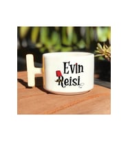 Evin Reisi Baskılı Beyaz T Kulp Kupa Bardak