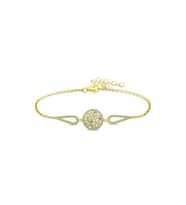 Gümüş Gold Baget Taşlı Bileklik CSR2183316