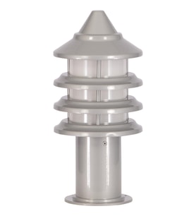 AVONNI BSU-68133-BBY-K Beyaz Boyalı Dış Mekan Aydınlatma E27 Aluminyum Polikarbon Cam 18cm
