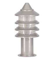 AVONNI BSU-68133-BBY-K Beyaz Boyalı Dış Mekan Aydınlatma E27 Aluminyum Polikarbon Cam 18cm