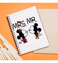 Mickey & Minnie Mouse Sevgili Çift Tasarımlı Defter