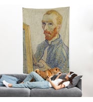 Vincent van Gogh - Otoportre Duvar Örtüsü-7457