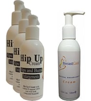 Hintohu Hipup Hip Enlargement Cream Kalça , Vücut Kremi 120 ml 3 Adet+Breastgain Toparrlayıcı GöğüsB