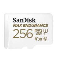 SanDisk Max Endurance 256GB 100/40MB/s microSDXC C10 V30 Adaptörlü Hafıza Kartı SDSQQVR-256G-GN6IA