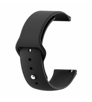 Microsonic Samsung Galaxy Watch 4 Classic 46mm Silicone Sport Band Siyah