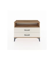 Arges Şifonyer Tek Raflı 2 Çekmeceli 88x30x64 Çam-Aytaşı