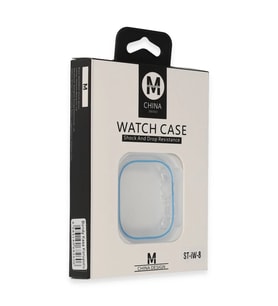 Movenchy Apple Watch Ultra 49mm Bondy Kasa Koruyucu - Mavi