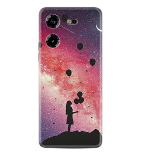 Tecno Pova 5 Kılıf Resimli Desenli Baskılı Silikon Flowers Cat 2 1349