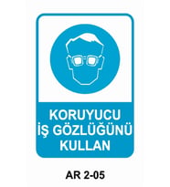 İŞ GÜVENLİĞİ UYARI LEVHASI 1 ADET PVC 21 X 29CM