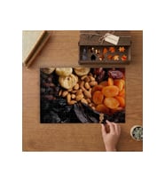 Karışık Çerezler Tasarımı 240 parça Ahşap Puzzle Ahşap Kutuda MP01707