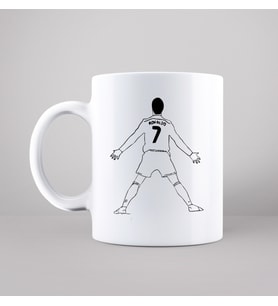Futbol Tasarımlı Kupa